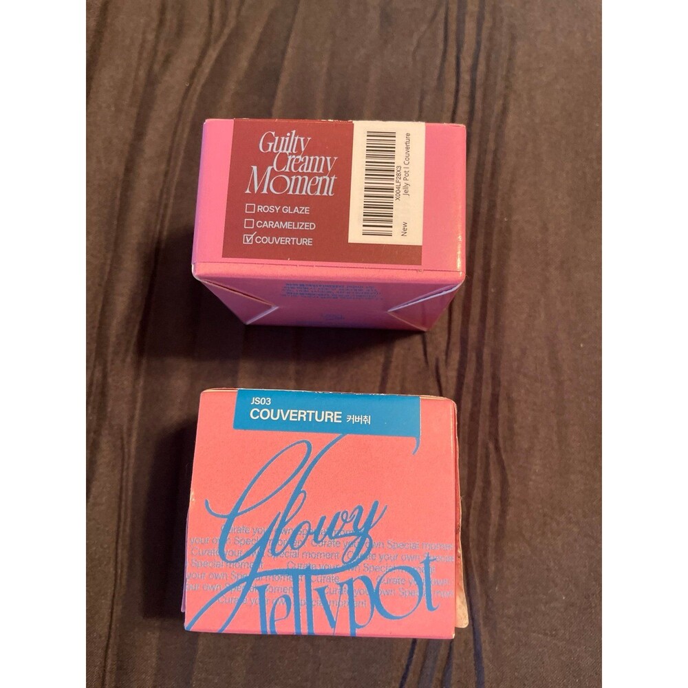 fwee Lip & Cheek Glowy Jelly Pot in the shade JS03 Couverture bundle x2 New